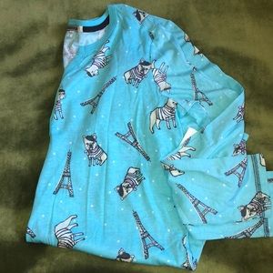 Blue sleepwear